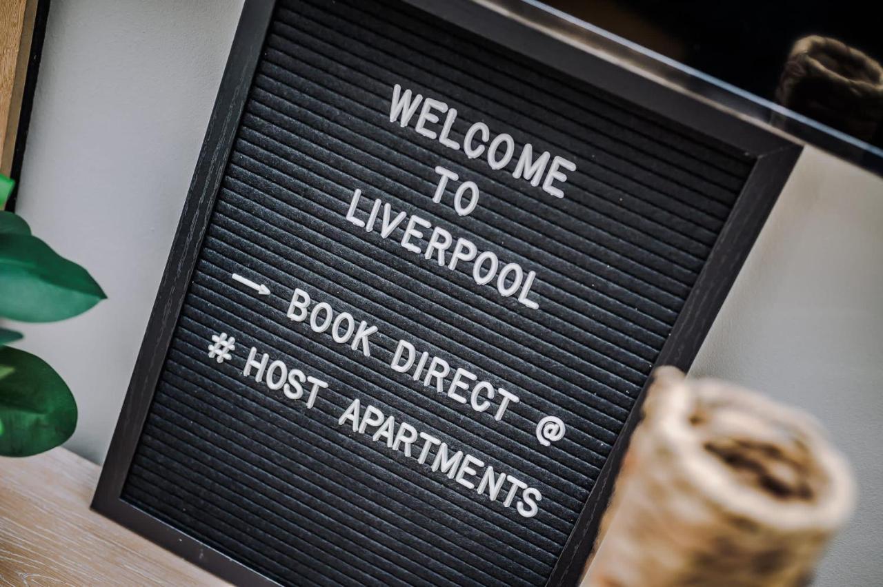 Host Apartments - Contemporary 3 Bed Apt With Balcony - Perfect For Long Stays ลิเวอร์พูล ภายนอก รูปภาพ